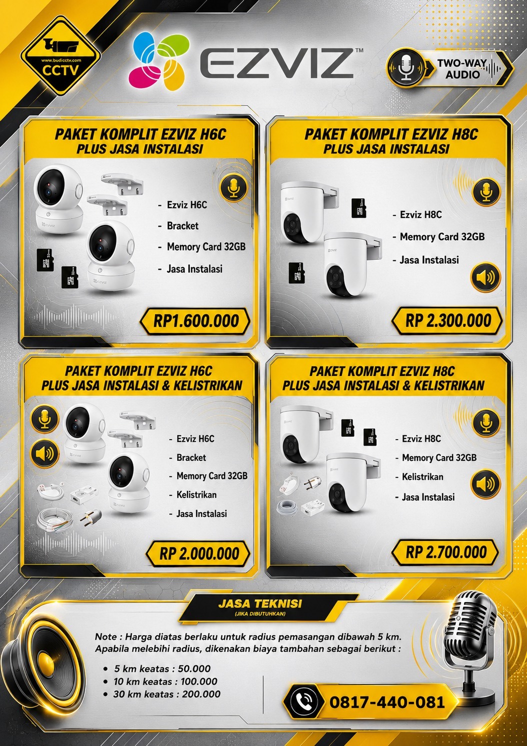 Harga 7 - Budi CCTV