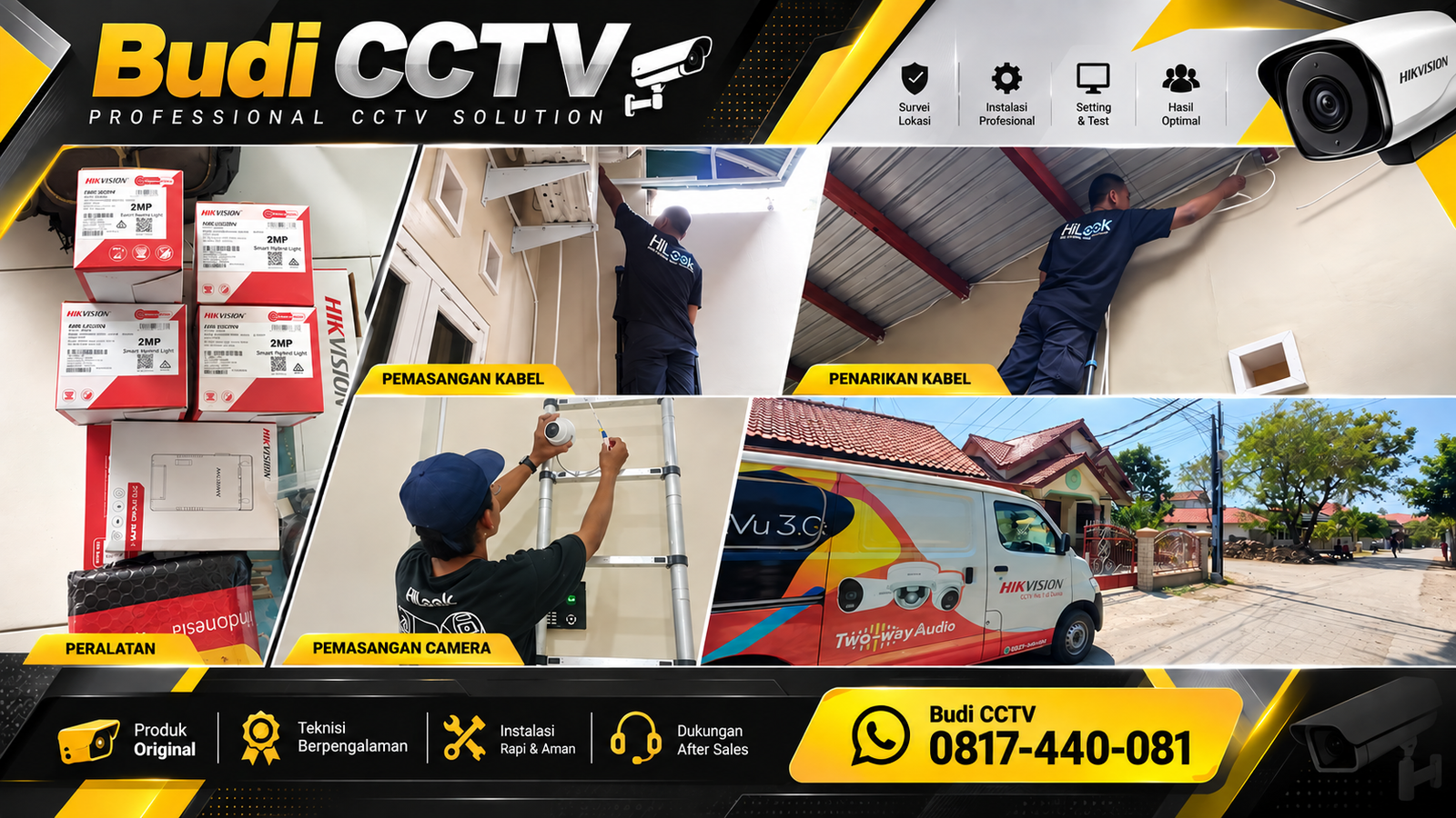 Instalasi CCTV Hikvision di Salah Satu Rumah di Slawi, Adaptasi Teknologi Keamanan Modern